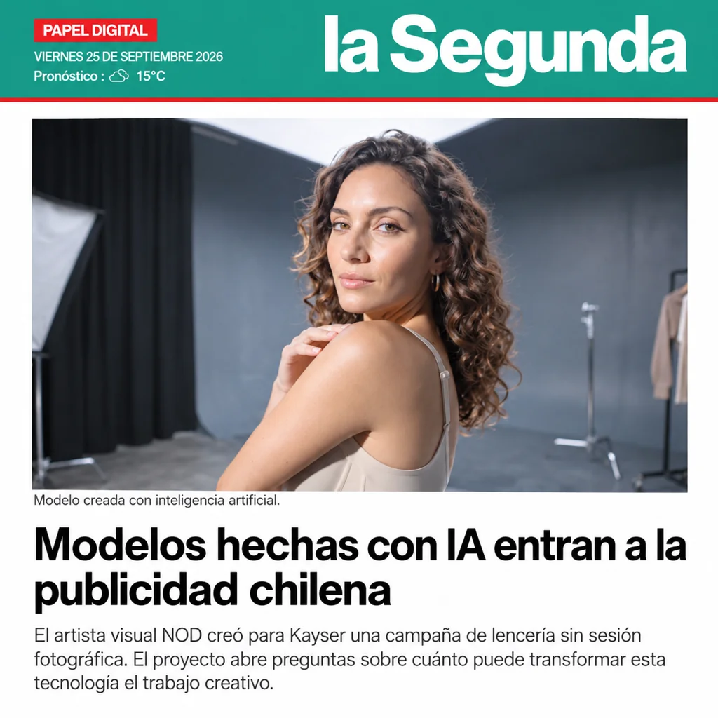 La Segunda: Modelos hechas con IA entran a la publicidad chilena